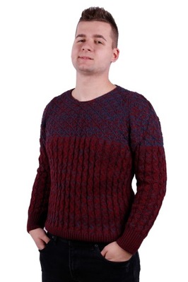 Sweter Męski dzianinowy M WZ5