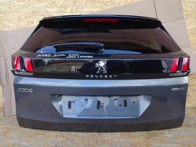 Peugeot 3008 ii крышка багажника задняя 2017r камера фото №1