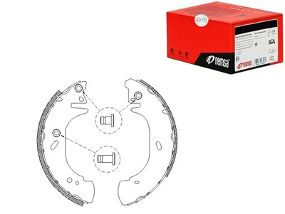 REMSA КОМПЛЕКТ КОЛОДОК ТОРМОЗНЫХ SHU503 3013702912