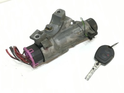 Замок зажигания + ключ комплект skoda fabia 1 4b0905851c фото №1
