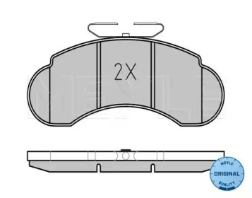 КОЛОДКИ ДИСКОВЫЕ ТОРМОЗНОЕ MERCEDES-BENZ MEYLE фото