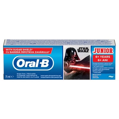 ORAL B JUNIOR 75ml 6+ STAR WARS pasta do zębów