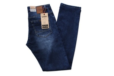 SPODNIE MĘSKIE JEANS REGULAR W40 L34 PAS 104-106