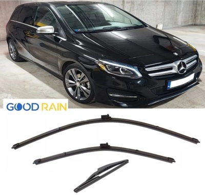 LIMPIAPARABRISAS ESCOBILLAS PLANO DELANTERO+TRASERO MERCEDES B-CLASS W246 DE 2015-  