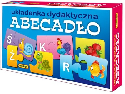 UKŁADANKA EDUKACYJA ABECADŁO ADAMIGO 3037