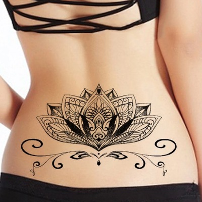 Waterproof Temporary Tattoo Sticker Flower Geometry Bow sexy Fake Tatto Fla