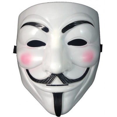 MASKA PROTESTU STOP ACTA VENDETTA ANONYMOUS STRAJK