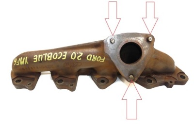 Ford transit mk8 custom 2.0 tdci ecoblue колектор випускний фото №1