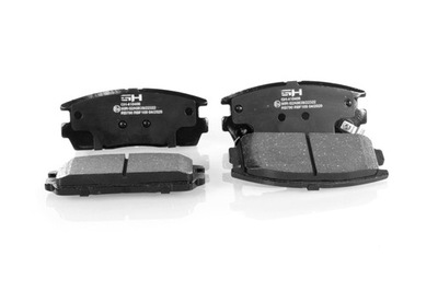 Gh gh-410406 набір гальмівних колодок гальмівних, гальма дискові фото №1