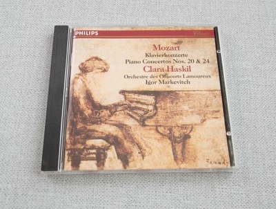 Mozart Koncerty fortepianowe Nr 20 & 24 HASKIL, MARKEVITCH