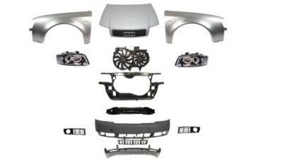 Audi a4 b6 перед капот крила бампер лампа pas фото №1