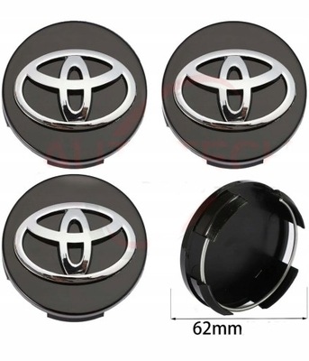 TOYOTA КОВПАЧОК КОВПАЧКИ KAPSLE DO ДИСКІВ 62MM