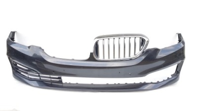 Bmw 5 v g30 g31 бампер перед передний + решётка радиатора левая фото №1