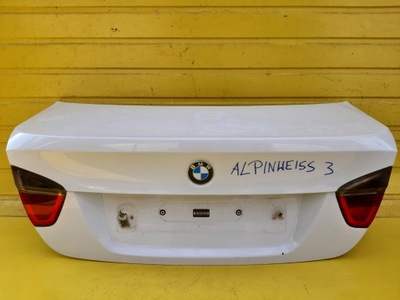 Bmw e90 кришка багажника задня alpinweiss 3 фото №1