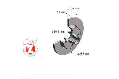 ZIMMERMANN DISCOS DE FRENADO 2SZT. PORSCHE 924 2,0  