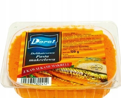 DELIKATESOWA PASTA Z WĘDZONĄ MAKRELĄ 100G DORAL