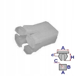 REMACHE RANURA DE MONTAJE OPEL ASTRA OMEGA A82024  