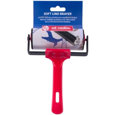 Wałek gumowy do linorytu Soft Art Creation 95mm