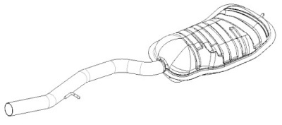 Izawit гаситель конечный bmw фото №1