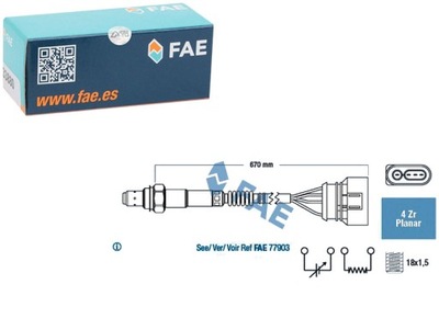 Fae 77302 датчик лямбда-зонд фото №1