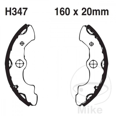 КОЛОДКИ HAM. MOTO. HONDA TRX 500 FOURTRAX FOREMAN - AUTO 01- 04