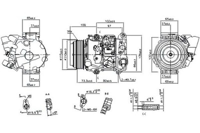 Nissens компресор кондиціонера toyota highlander 3 фото №1