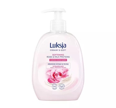 LUKSJA CREAMY & SOFT SOFTENING MYDŁO W PŁYNIE