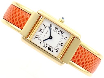 CARTIER TANK LOUIS 20.6MM 18K YG REF 8660 HERMES