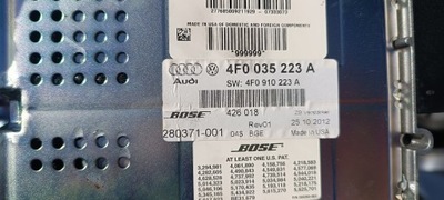 УСИЛИТЕЛЬ BOSE AUDI A6 C6 4F0035223A