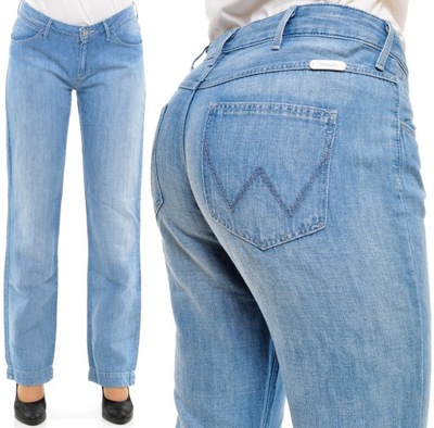 WRANGLER spodnie STRAIGHT regular SARA _ W30 L34