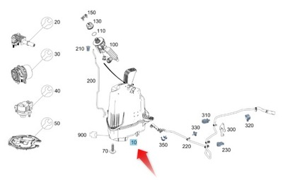 Бак adblue mercedes sprinter a9104702401 фото №1