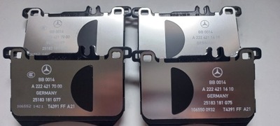 Тормозные колодки тормозные перед mercedes sl r231 ,s-klasa w222 a0084200120 фото №1