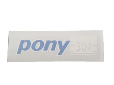 НАКЛЕЙКА НАКЛЕЙКИ РАЗБОРКА PONY 301 NA OSŁONĘ ЦЕПЬ