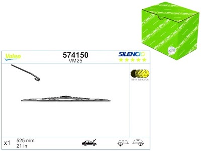 LIMPIAPARABRISAS ESCOBILLAS PRZEGUBOWE PARTE DELANTERA 1SZT. VM25 SILENCIO 525MM IVECO  