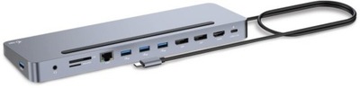 2x Stacja/replikator I-TEC Flat V2 USB-C / Thunderbolt 3 (C31FLAT2PDPRO)