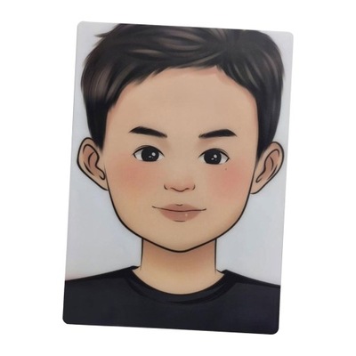 "Reusable Painting Practice Boards,Makeup Boy Positive Face"