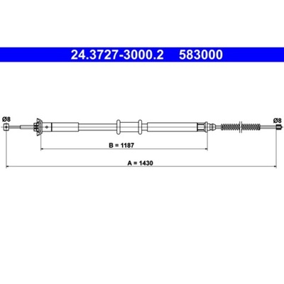 CABLE MANUAL LANCIA YPSILON 03-11  