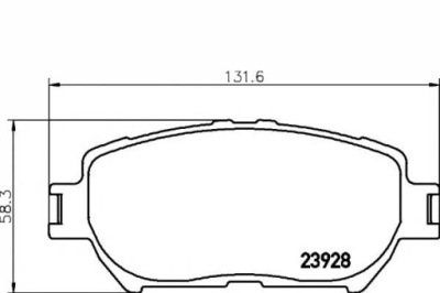 Textar тормозные колодки тормозные toyota перед camry 01- фото №1