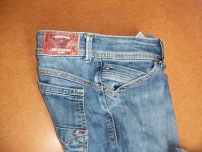 SPODNIE damskie HILFIGER DENIM 29/34 elastan pas80