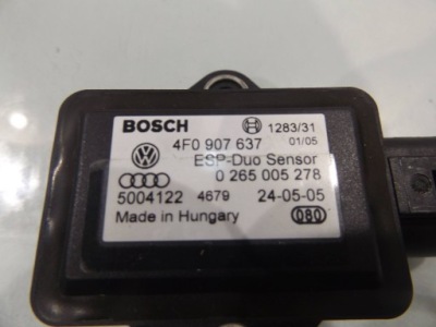 Датчик esp audi a6 avant 4f5, c6 0265005278 3.0l дизель 165kw 2005 фото №1