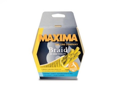 Maxima plecionka braid yellow 0,40mm 30kg 150m