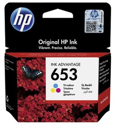 HP Inc. Tusz nr 653 Tri-colour 3YM74AE do drukarki