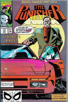 Marvel Punisher Jigsaw Puzzle Komiks 1-6/1990 j.ang
