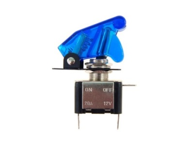 Перемикач "top gun" 12v, niebieski фото №1