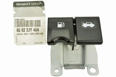 Рычаг открывания капот заливной топлива renault koleos i оригинальный номер 65622jy40a фото №1