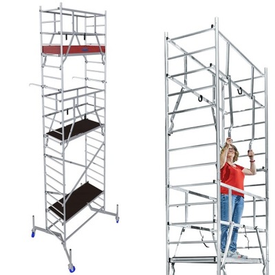 KRAUSE ClimTec rusztowanie 7m + Rolki 150mm 710727
