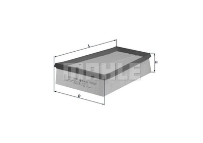 FILTRO AIRE KNECHT LX 957/3 LX9573  