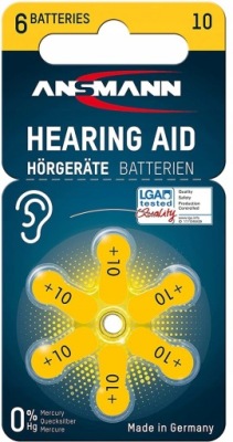 Bateria Do Aparatów Słuchowych ANSMANN 10