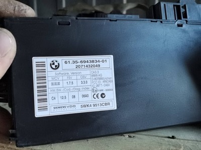 Mini one - cooper coupe r56 2007 модуль / блок керування cas фото №1