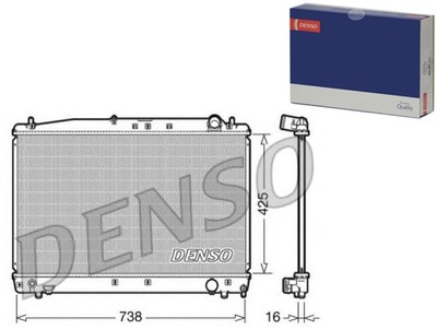 DENDRM50033 RADUADOR DEL MOTOR TOYOTA AVENSIS, AVEN  